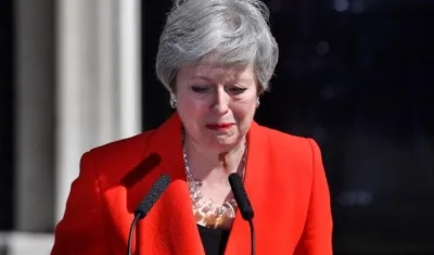 Theresa May dejará el cargo el 7 de junio.