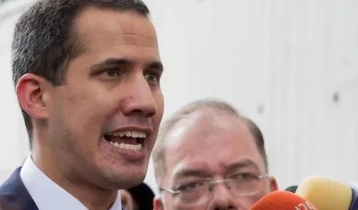 Juan Guaidó, líder opositor venezolano.