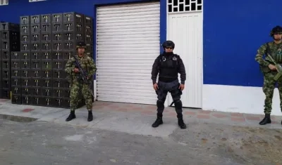 Uno de los bienes ocupados. 