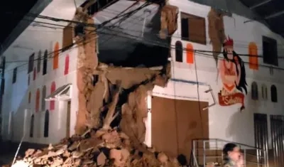 Muchos daños materiales en el país.