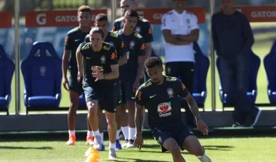 Imagen del primer entrenamiento. 