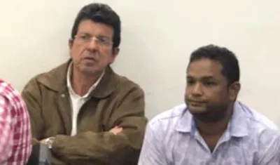 El exembajador Fernando Marin durante la audiencia.