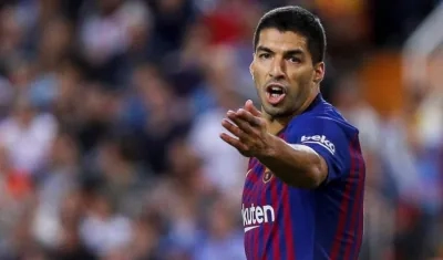 El delantero uruguayo Luis Suárez.