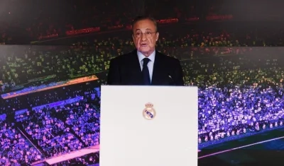 Florentino Pérez, presidente del Real Madrid.