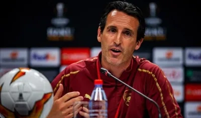 El entrenador del Arsenal, Unai Emery.