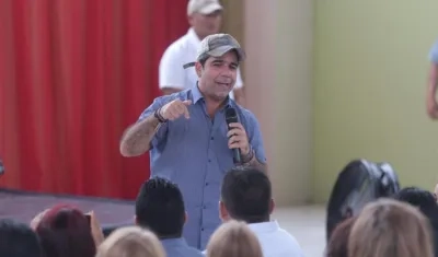 El Alcalde de Barranquilla, Alejandro Char.