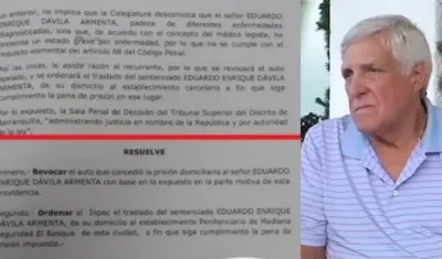 El fallo y Eduardo Dávila Armenta.