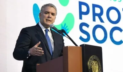 El Presidente Iván Duque.