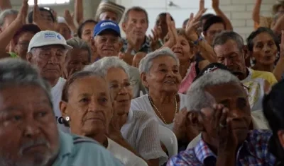 Adultos mayores de Soledad.