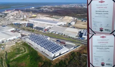 Tecnoglass y su filial Energia Solar Windows (ESW) recibieron el Dow Quality Bond Certificate.