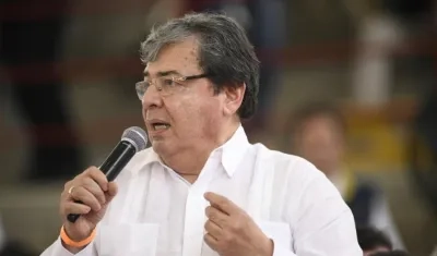 El Canciller, Carlos Holmes Trujillo.