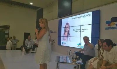 Elsa Noguera De la Espriella valoró el apoyo del expresidente Álvaro Uribe.