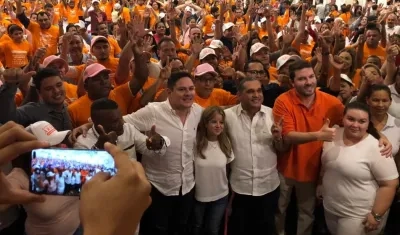 Santiago Arias, Elsa Noguera, Zamir Benavides y Joao Herrera Olaya.