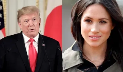 Donald Trump y Meghan Markle.