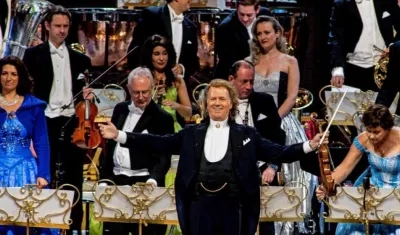 Andre Rieu, violinista holandés.