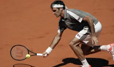 Roger Federer, tenista suizo. 