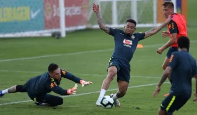 Gabriel Jesús, delantero brasileño. 