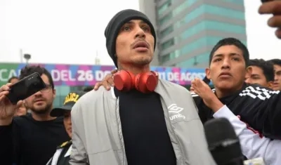 El delantero peruano Paolo Guerrero.