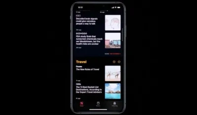 Así se ve el modo oscuro de iPhone.