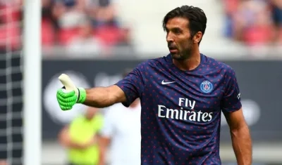 Gianluigi Buffon, arquero italiano. 