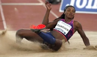 Caterine Ibargüen, atleta colombiana.