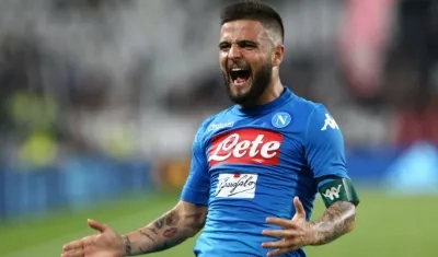 Lorenzo Insigne, delantero y capitán del Nápoles. 