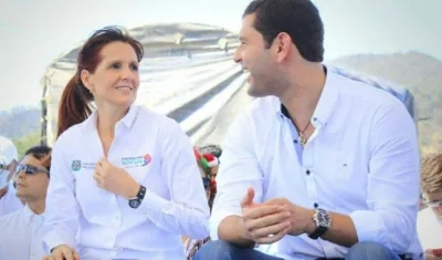 Rosa Cotes y Luis Miguel Cotes.