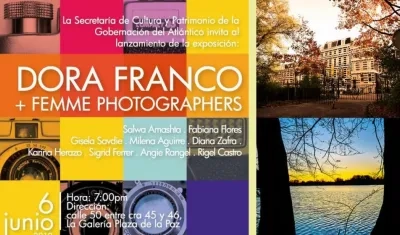 Encabeza esta muestra la obra de Dora Franco, reconocida fotógrafa.