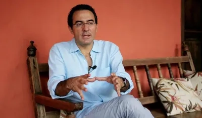Juan Gabriel Vásquez, escritor colombiano.