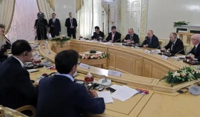 Vladimir Putin se reunió con los máximos responsables de las principales agencias de noticias del mundo.