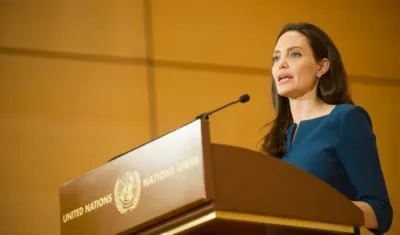Angelina Jolie, actriz y enviada especial de la Acnur.