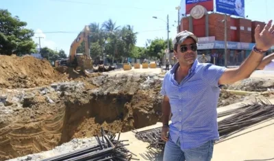 El Alcalde de Barranquilla, Alejandro Char.