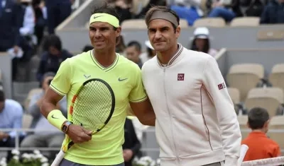 Rafael Nadal y Roger Federer.
