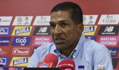 El entrenador del Deportivo Pasto, Alexis García