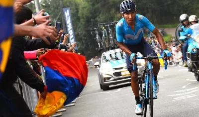 Nairo Quintana, ciclista colombiano. 