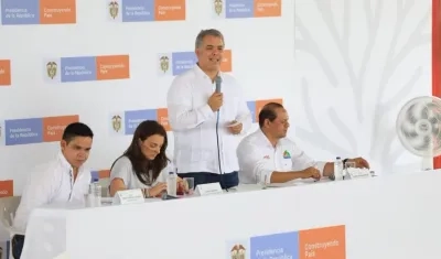 El Presidente Iván Duque en el Taller Construyendo País.