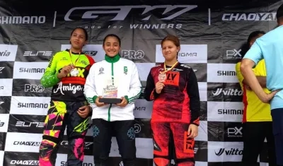 Sharid Fayad Mercado, durante la premiación este sábado en Pereira.