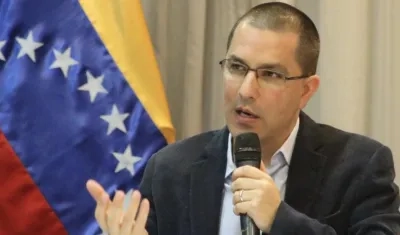 Jorge Arreaza, ministro de Relaciones Exteriores de Venezuela.