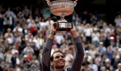Rafael Nadal, tenista español, tras ganar su duodécimo Roland Garros.