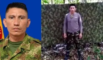  Soldado Jesús Albeiro Acosta Melo, secuestrado en Arauquita desde el pasado 6 de marzo.