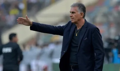 Carlos Queiroz, técnico portugués de la Selección Colombia. 