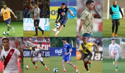 Las 10 estrellas sudamericanas.