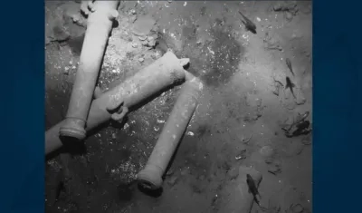 Restos del Galeón San José.