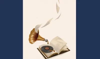 ‘Tocadiscos’, ganador del Primer Concurso de Ilustración Libraq 2019.