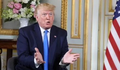 Donald Trump, presidente de Estados Unidos. 