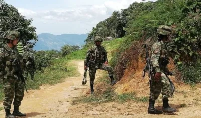 Soldados del Ejército.