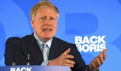 El exministro británico de Exteriores Boris Johnson.
