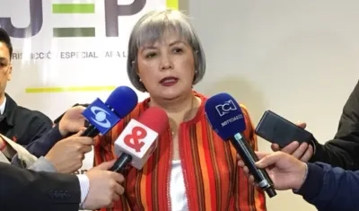 Patricia Linares, presidenta de la JEP.