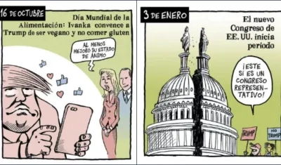 Caricaturas políticas del The New York Times.