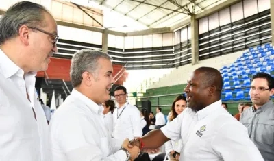 El Procurador Fernando Carrillo y el Presidente Iván Duque.